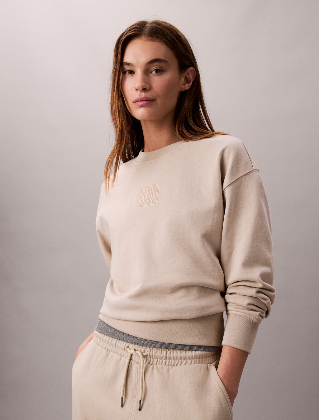 Premium Terry Sweatshirt, Island Fossil, hi-res