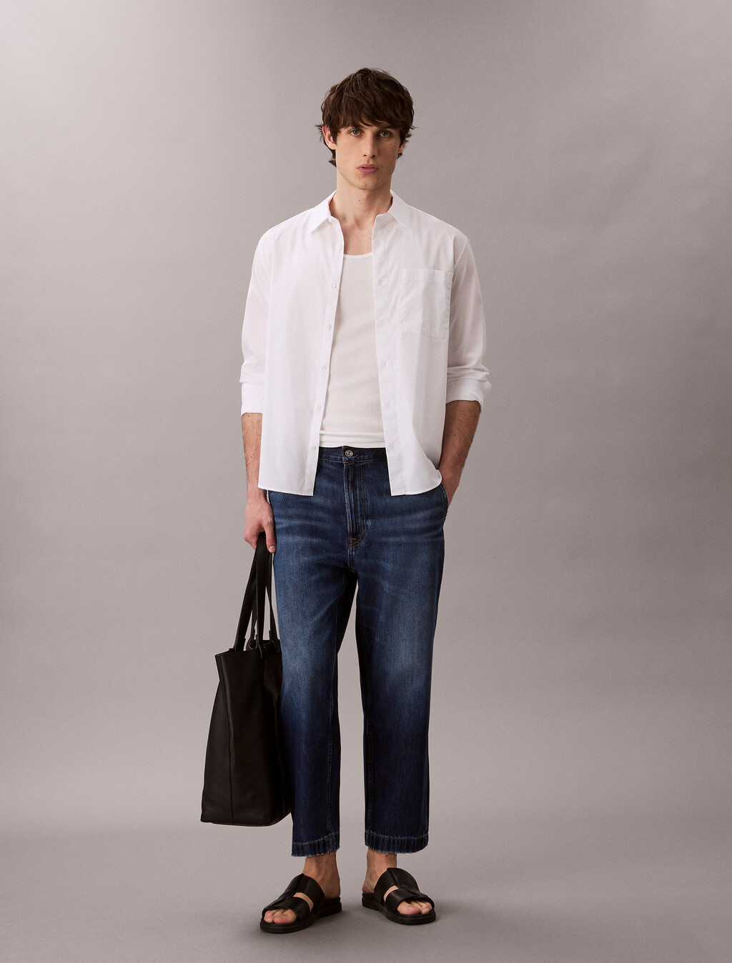 90's Tapered Cropped Jeans, CELTIC SEA, hi-res