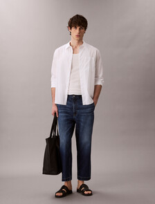 90's Tapered Cropped Jeans, CELTIC SEA, hi-res