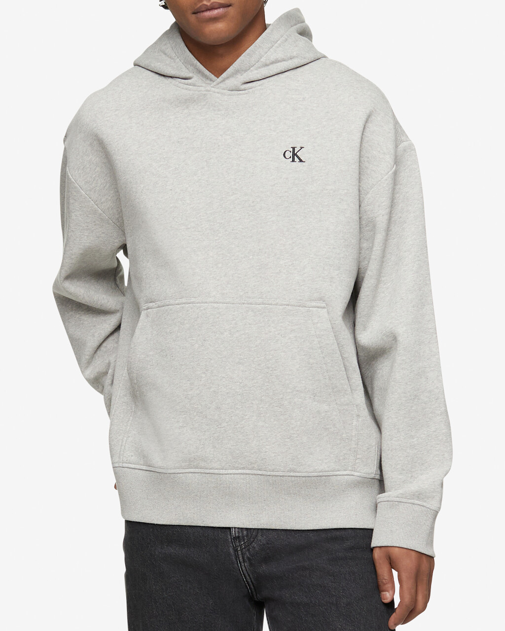 Hero Logo Terry 連帽上衣, Heroic Grey Heather, hi-res