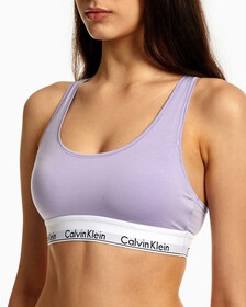 MODERN COTTON LIGHTLY LINED BRALETTE, VERVAIN LILAC, hi-res
