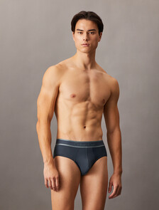 Tonal Logo Hip Brief, Ink, hi-res
