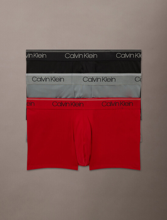 Calvin Klein Logo 低腰貼身短版四角褲 3 件組