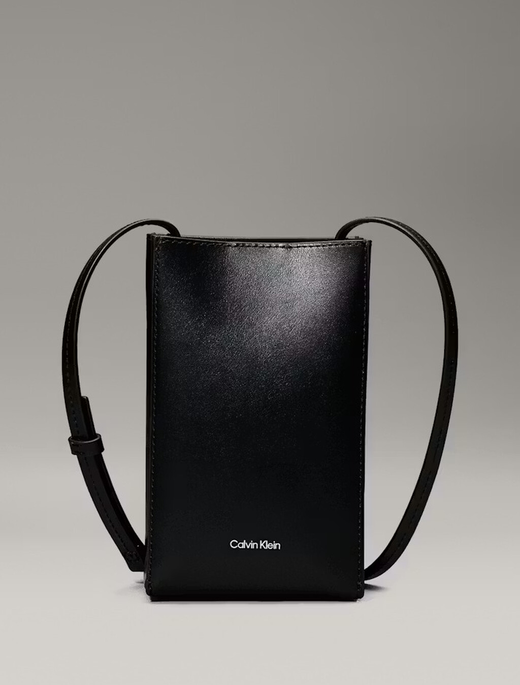 Line Mini Leather Crossbody Bag, Black, hi-res