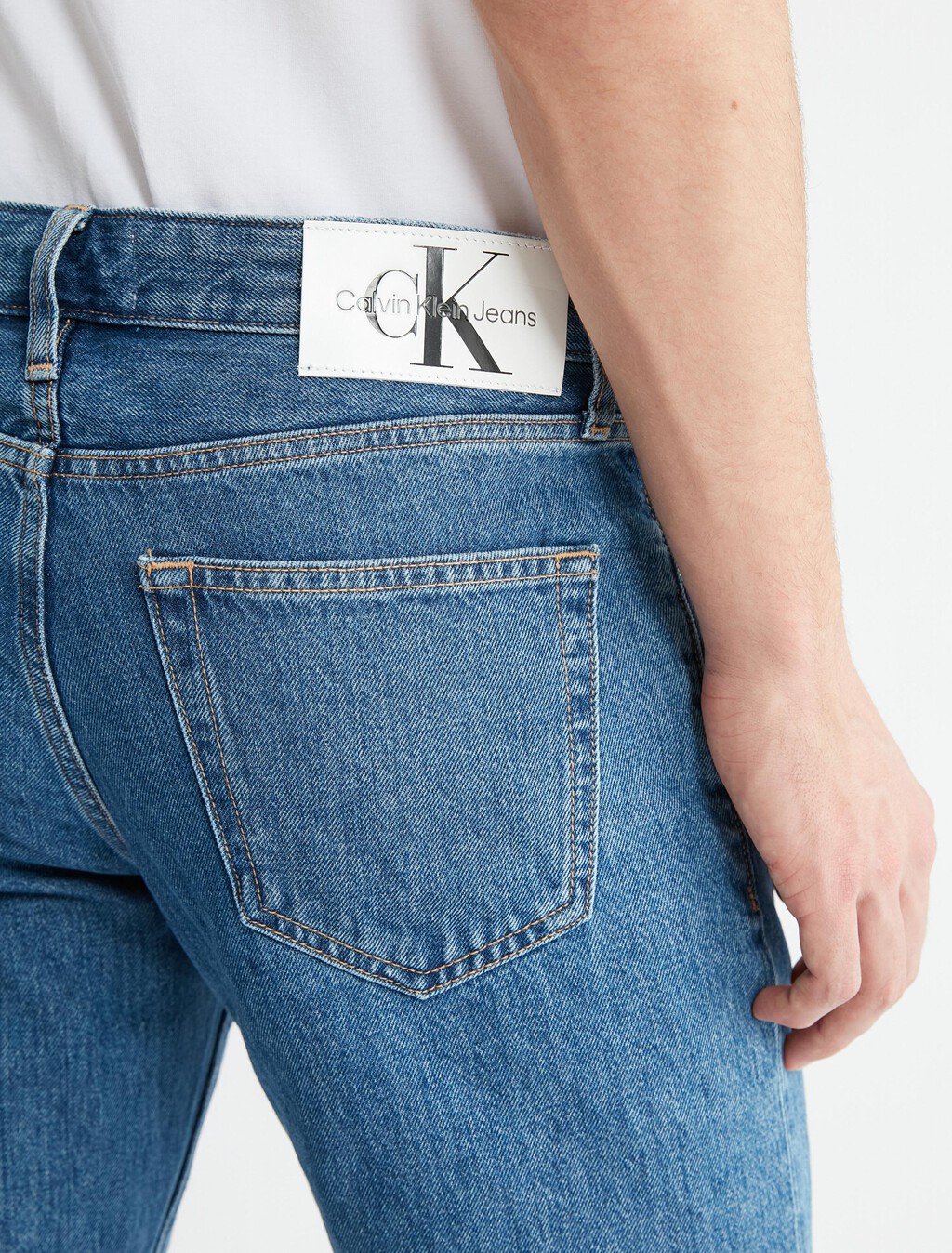 Authentic Straight Jeans, 001 STONE BLUE, hi-res