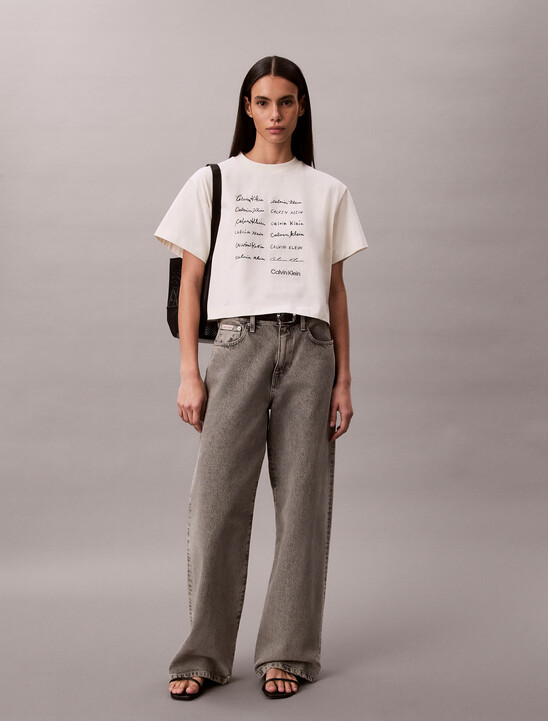 Cropped Boxy Graphic Tee