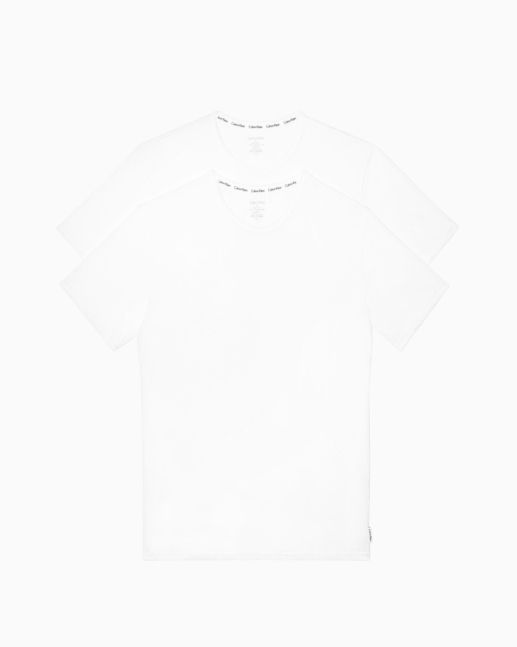Calvin klein plain white on sale t shirt
