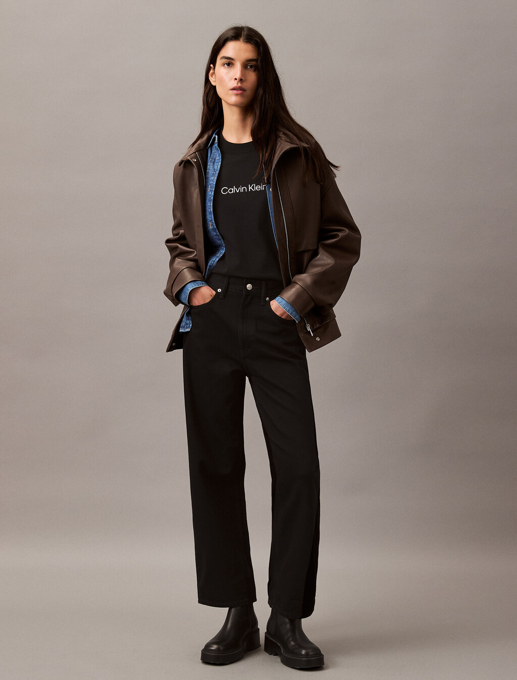 Hero Modern Boxy Tee, Black Beauty, hi-res