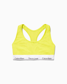 Modern Cotton Unlined Bralette, Citrina, hi-res