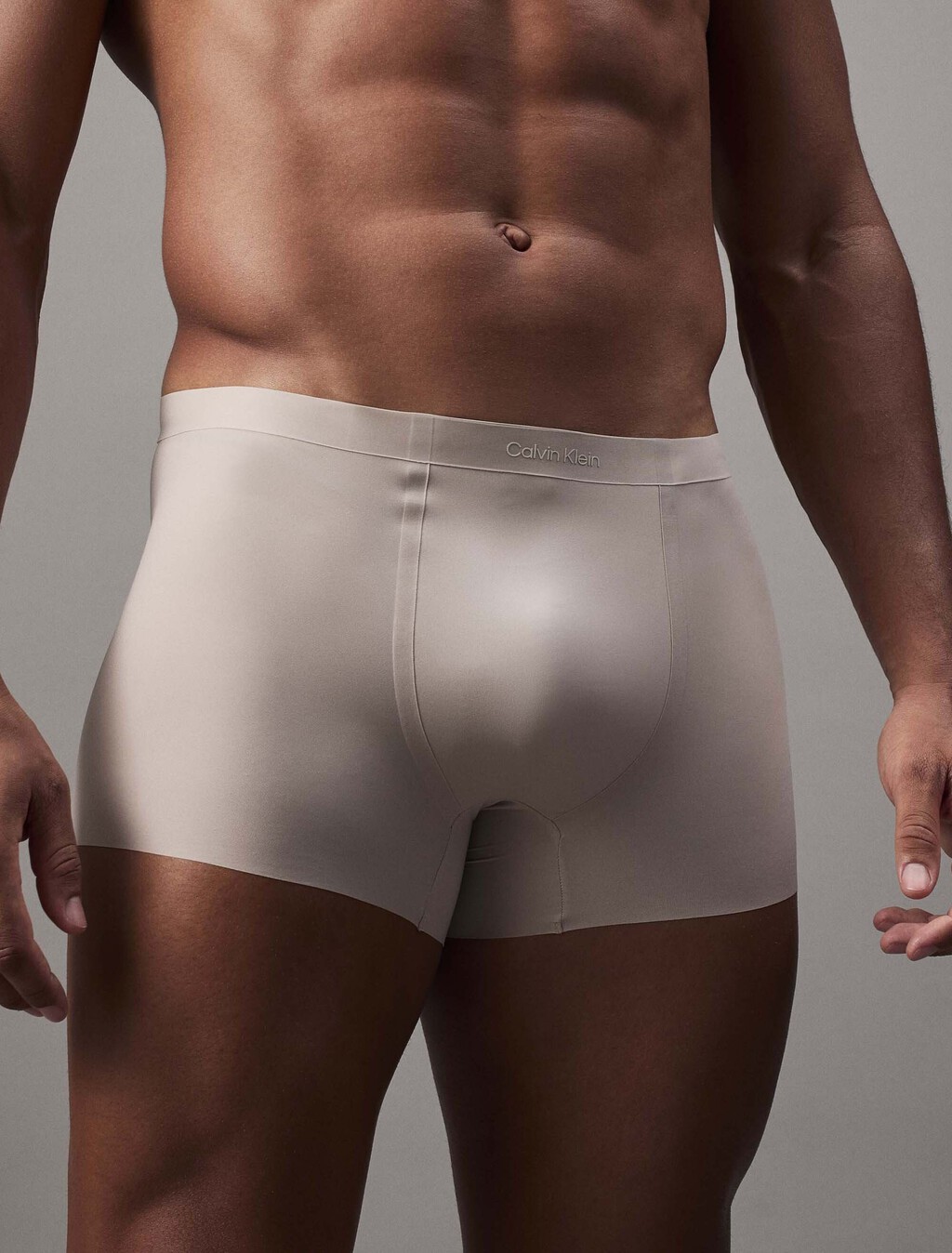 CK Black Bonded Micro Low Rise Trunks, Atmosphere, hi-res