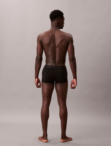 CK Black 低腰平口內褲 3 件組, Black/Harbor Mist/Red Stamp, hi-res