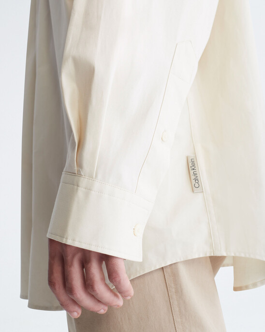 OVERSIZED SOLID WHITE SHIRT