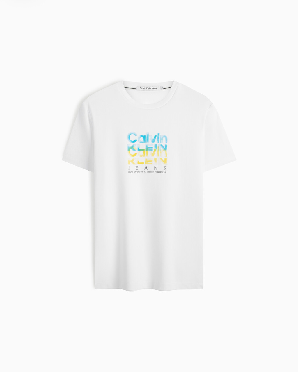 Multi Layering Logo Tee, Bright White, hi-res