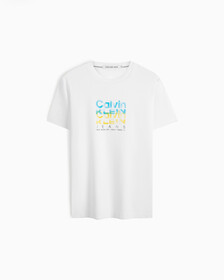 Multi Layering Logo Tee, Bright White, hi-res