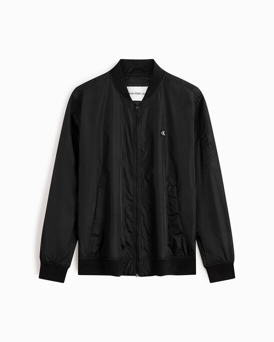 CK Badge Nylon Bomber Jacket