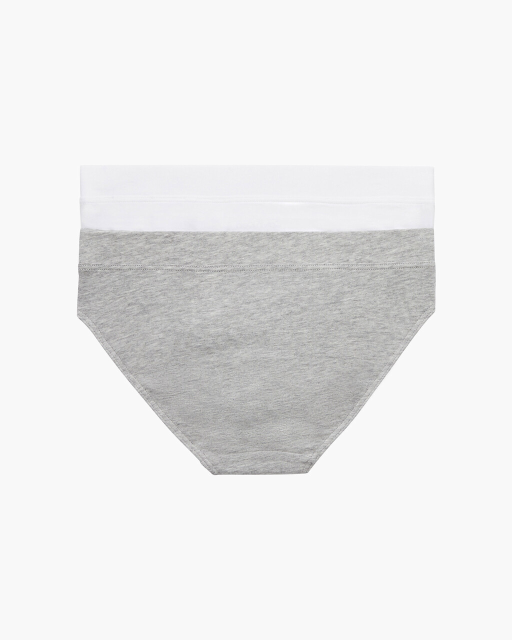 Calvin Klein - Girls Grey & White Cotton Knickers (2 Pack