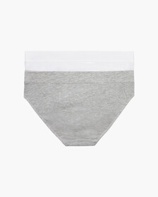 女童 2 件裝 MODERN COTTON 比堅尼內褲, Pvhwhite/Greyheather, hi-res