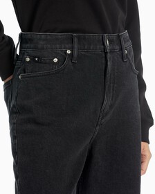 百慕達復古短褲, Denim Black, hi-res