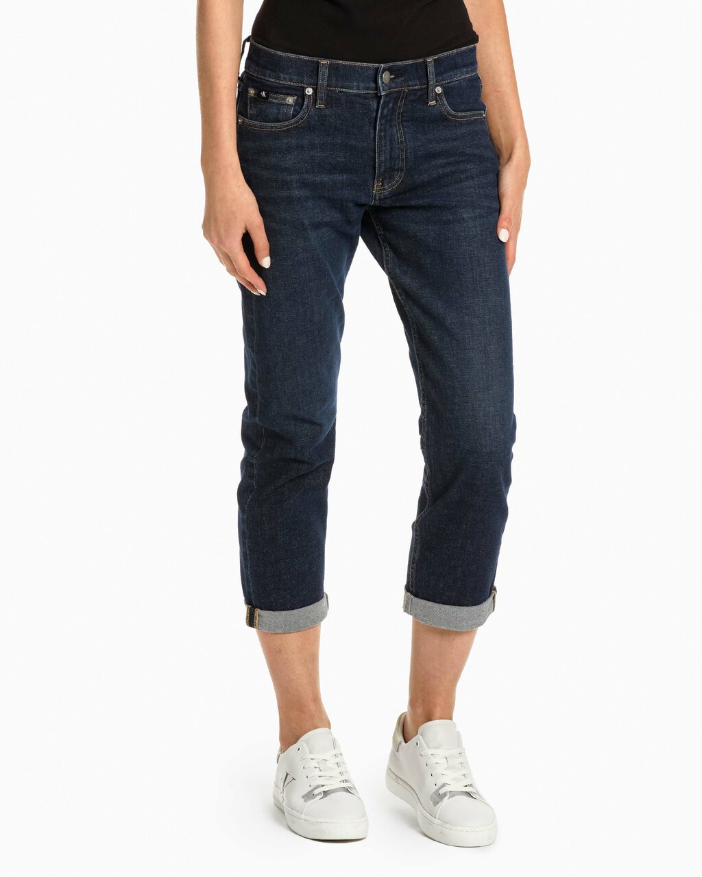 CKJ CNY CAPSULE 中腰男友牛仔褲, Psa Dark Blue, hi-res