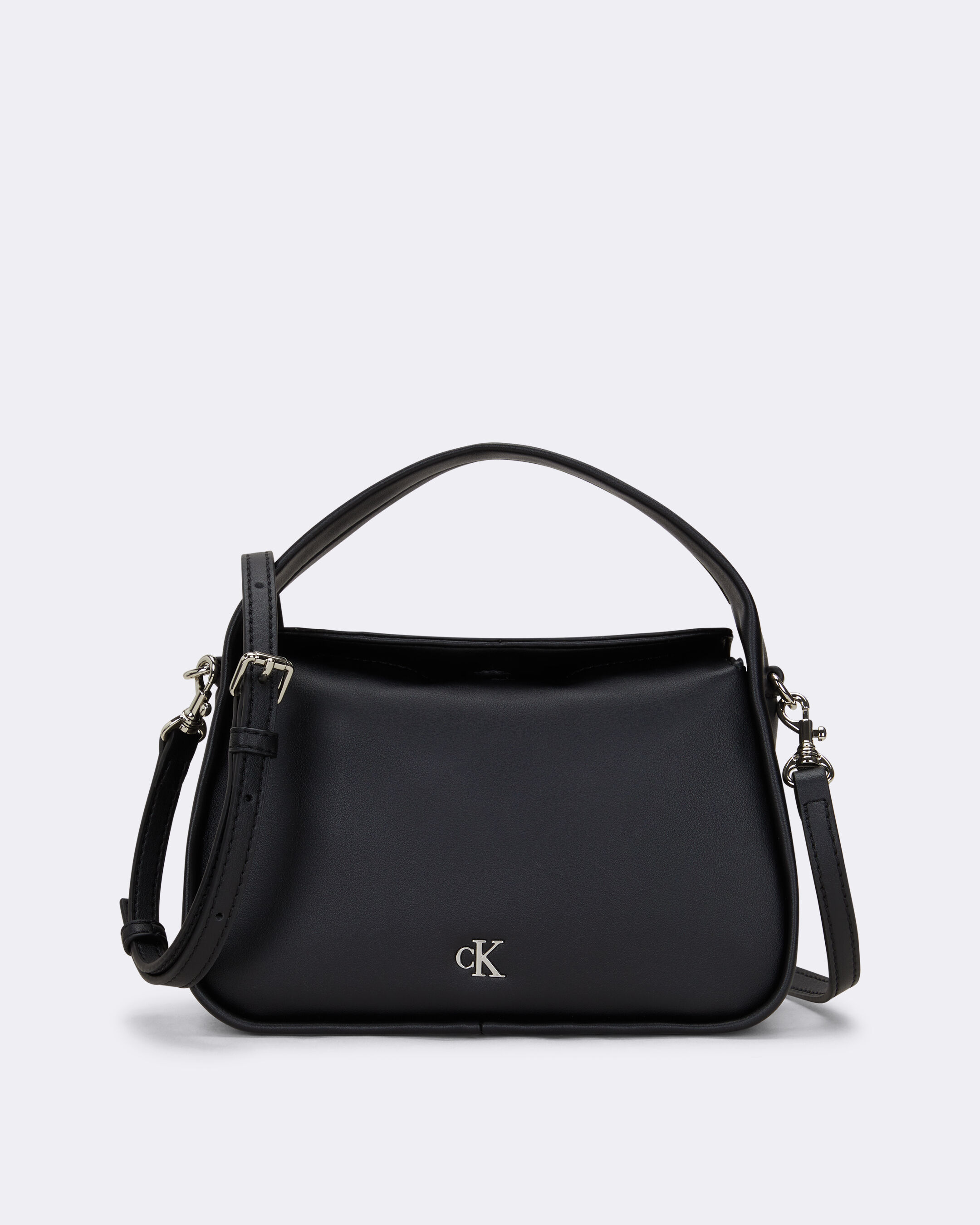Metal Monogram Mini Block Bag | black | Calvin Klein Hong Kong