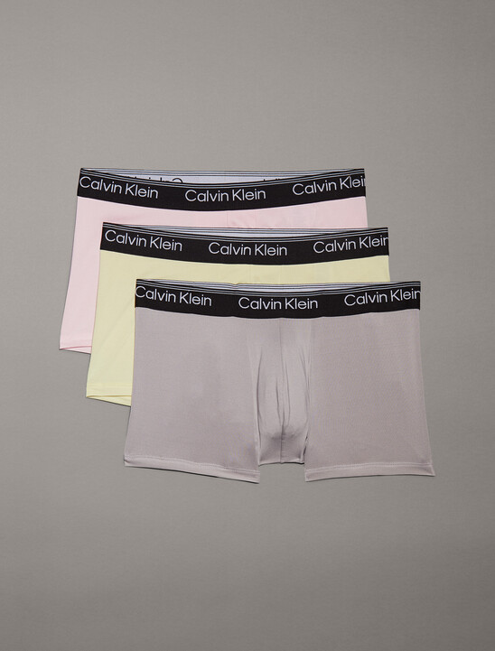 Calvin Klein Logo 低腰貼身短版四角褲 3 件組
