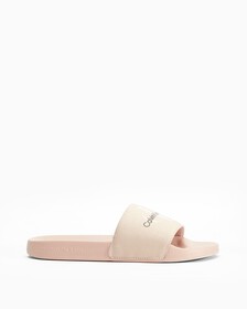 RECYCLED CANVAS SLIDERS, Peach Blush, hi-res