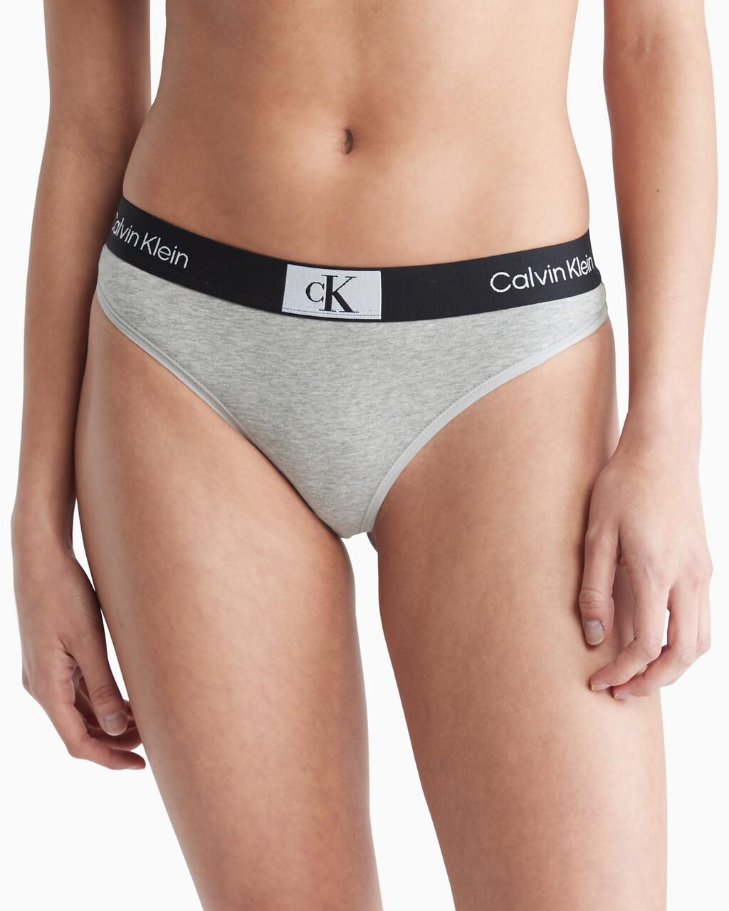 CALVIN KLEIN 1996 現代丁字褲, Grey Heather, hi-res