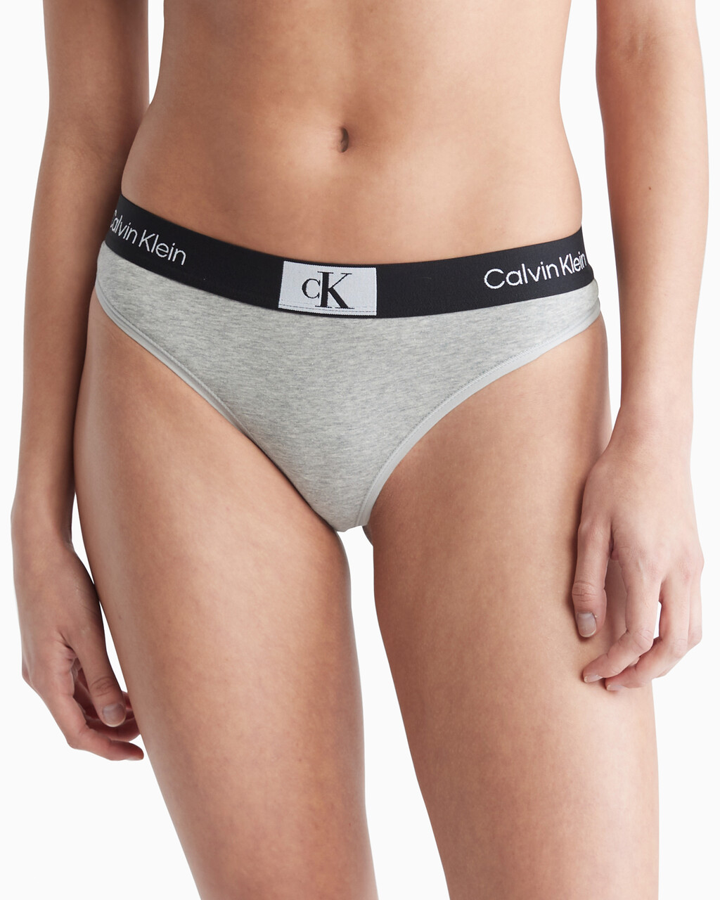 Calvin Klein 1996 Modern Thongs, Grey Heather, hi-res