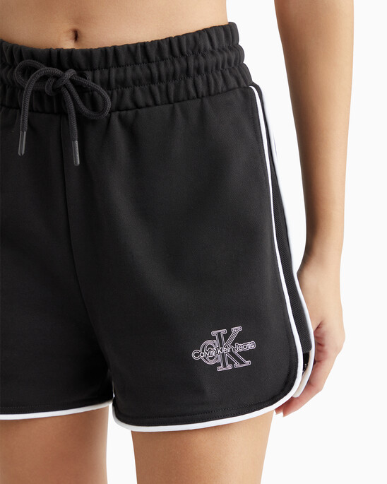 Black & White Piping Shorts