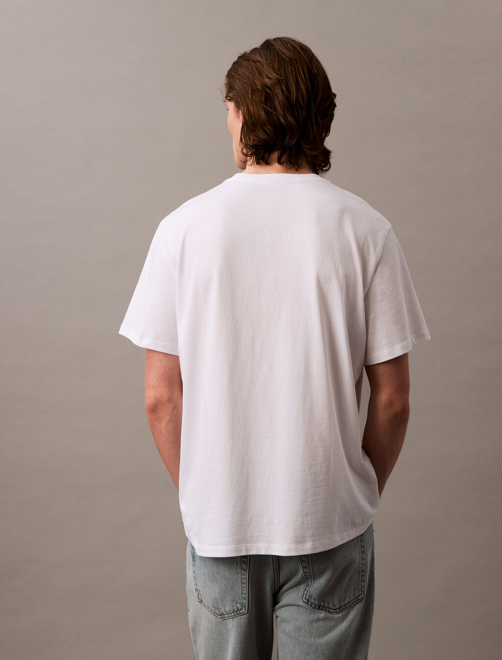 寬鬆版型 Monogram T 恤, Brilliant White, hi-res
