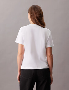 Monogram Appliqu&eacute; T-shirt, Bright White, hi-res