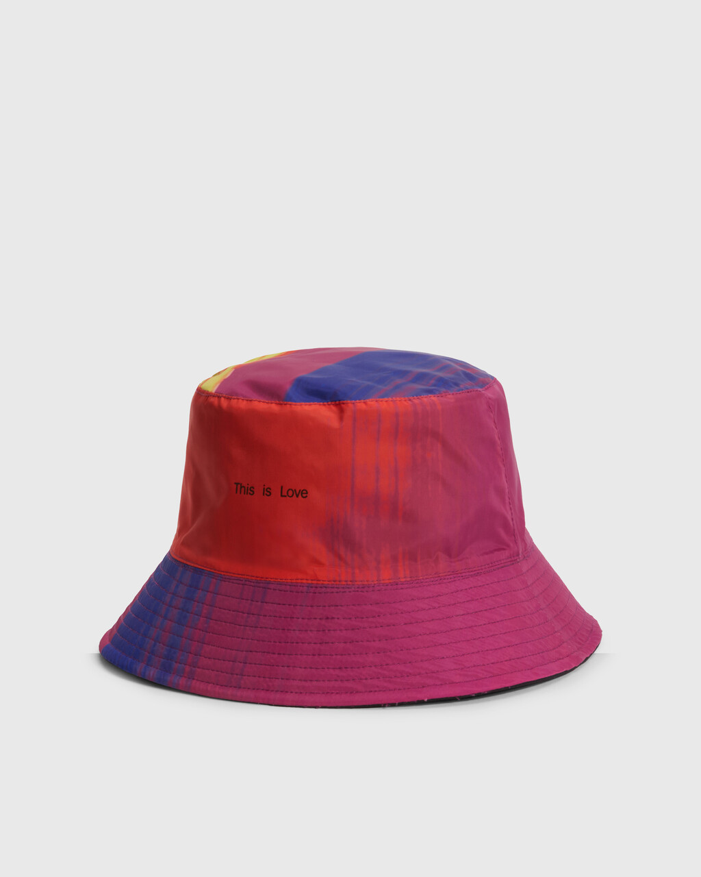 PRIDE 雙面漁夫帽, Black/Print, hi-res