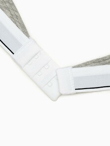 Icon Cotton Lightly Lined Demi Bra, Grey Heather, hi-res