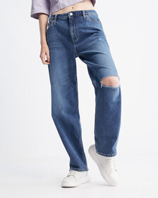 Italian Denim 90s Straight Jeans, AUTHENTIC BLUE, hi-res