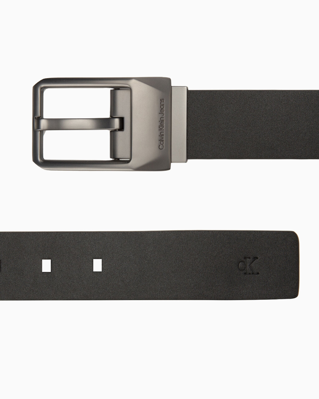 CLASSIC FACETED PIN REVERSIBLE BELT 35MM, BLACK / NAVY, hi-res