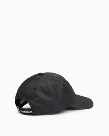 標誌織帶棒球帽, BLACK, hi-res