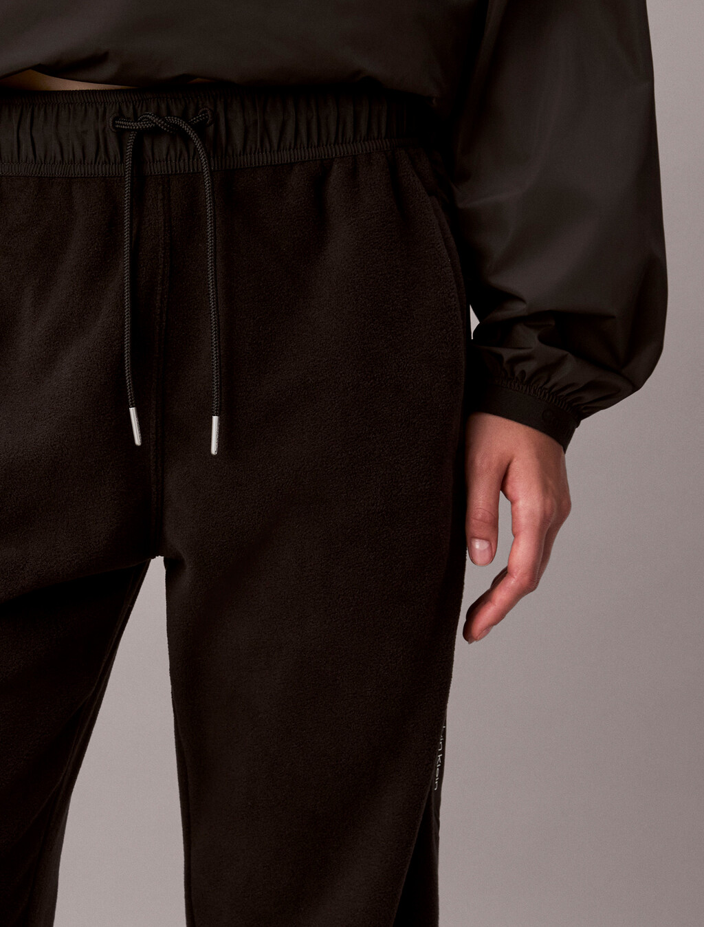 Polar Fleece Jogger, Black, hi-res