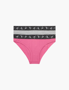 CK One Girls Bikini 2 Pack, Pinkhydrangea/Greyheather, hi-res