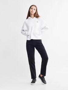 Archive Logo Fleece Hoodie, Brilliant White, hi-res