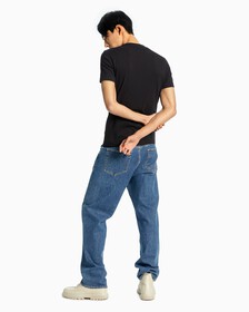 INSTITUTIONAL LOGO SLIM TEE, Ck Black, hi-res