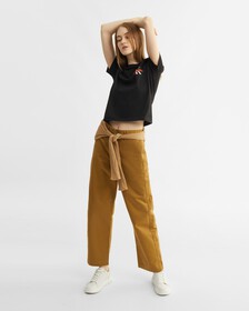HYBRID COMFORT CENSORED MONOGRAM 封條標誌 T 裇, Ck Black, hi-res