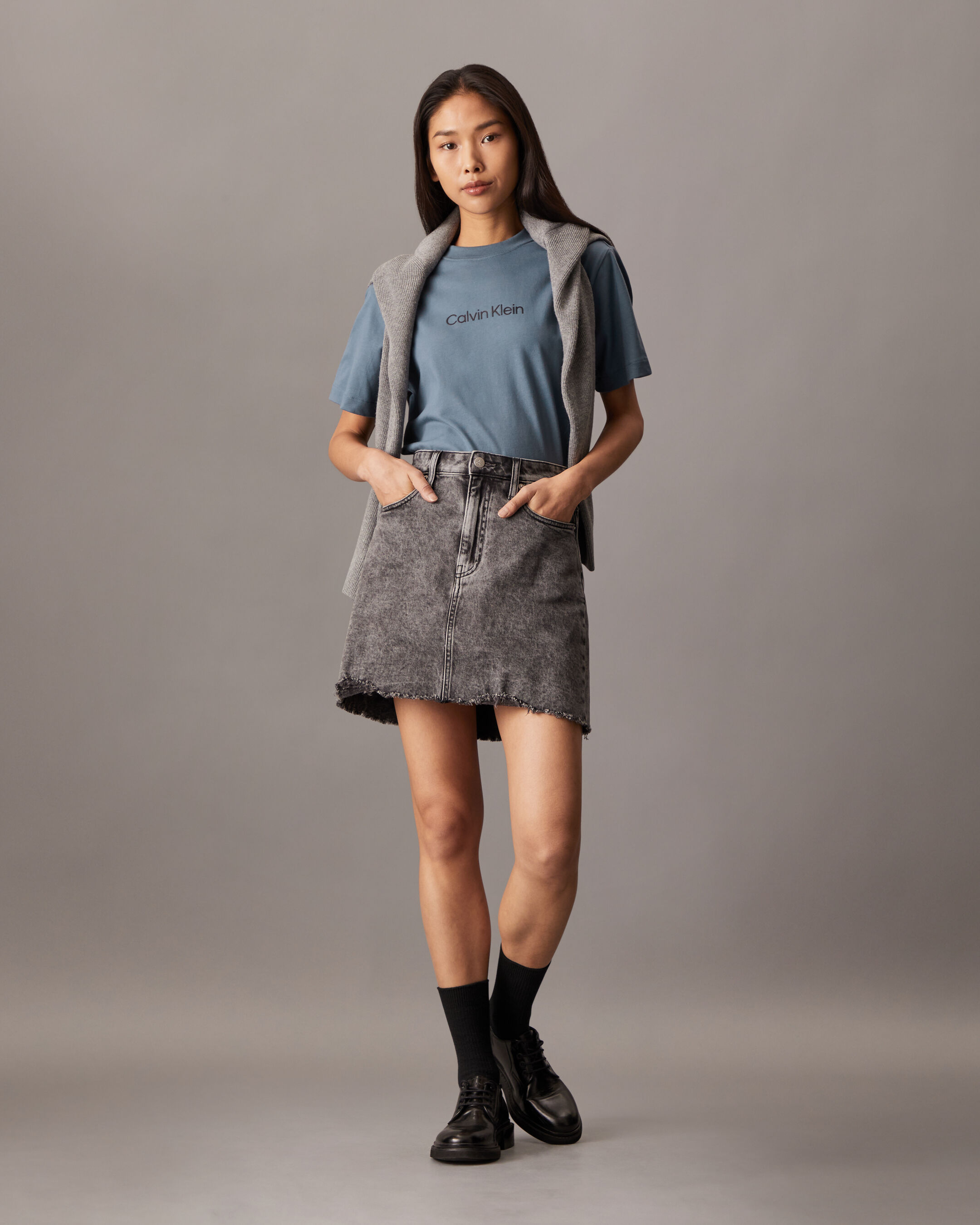 Hero Modern Boxy Tee | blue | Calvin Klein Hong Kong