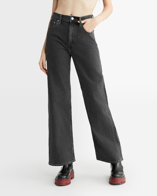 High Rise Wide Leg Jeans