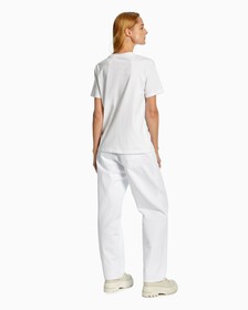 有機棉 Monogram 上衣, Bright White, hi-res