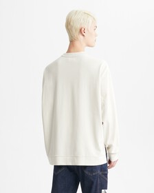 CK KHAKIS ARTICULATED SPACER RELAXED SWEATSHIRT, Chalk, hi-res
