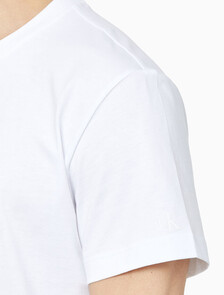 Monogram Organic Cotton Tee, Bright White, hi-res