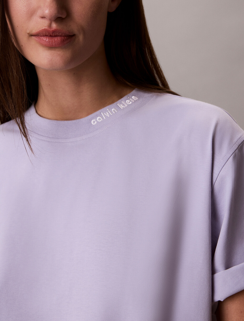 Cooling Cotton Jersey Relaxed Tee, Cosmic Sky, hi-res