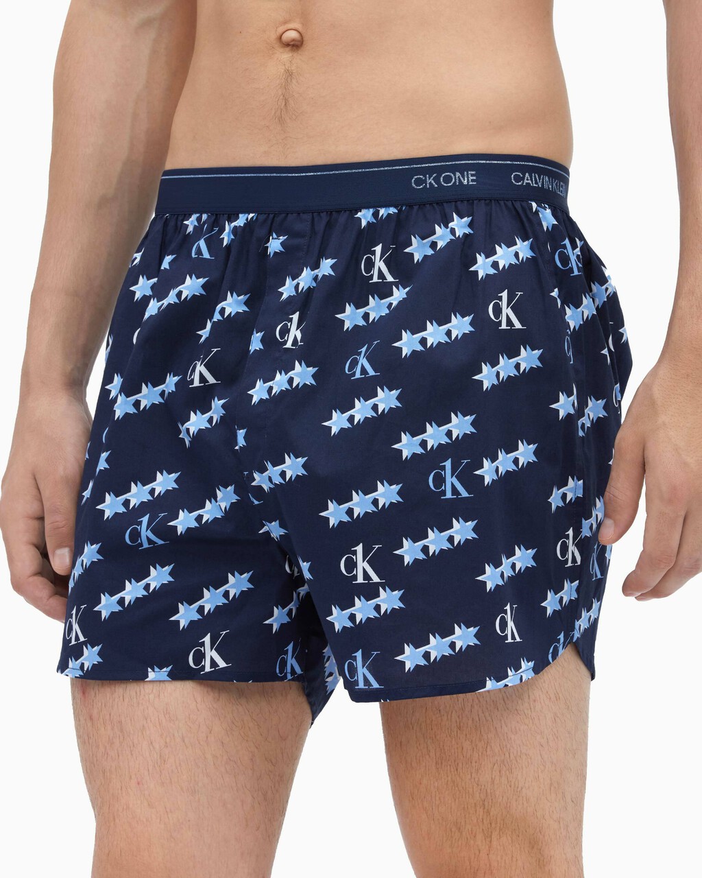 CK ONE WOVEN BOXERS, LMN LG P_BS, hi-res