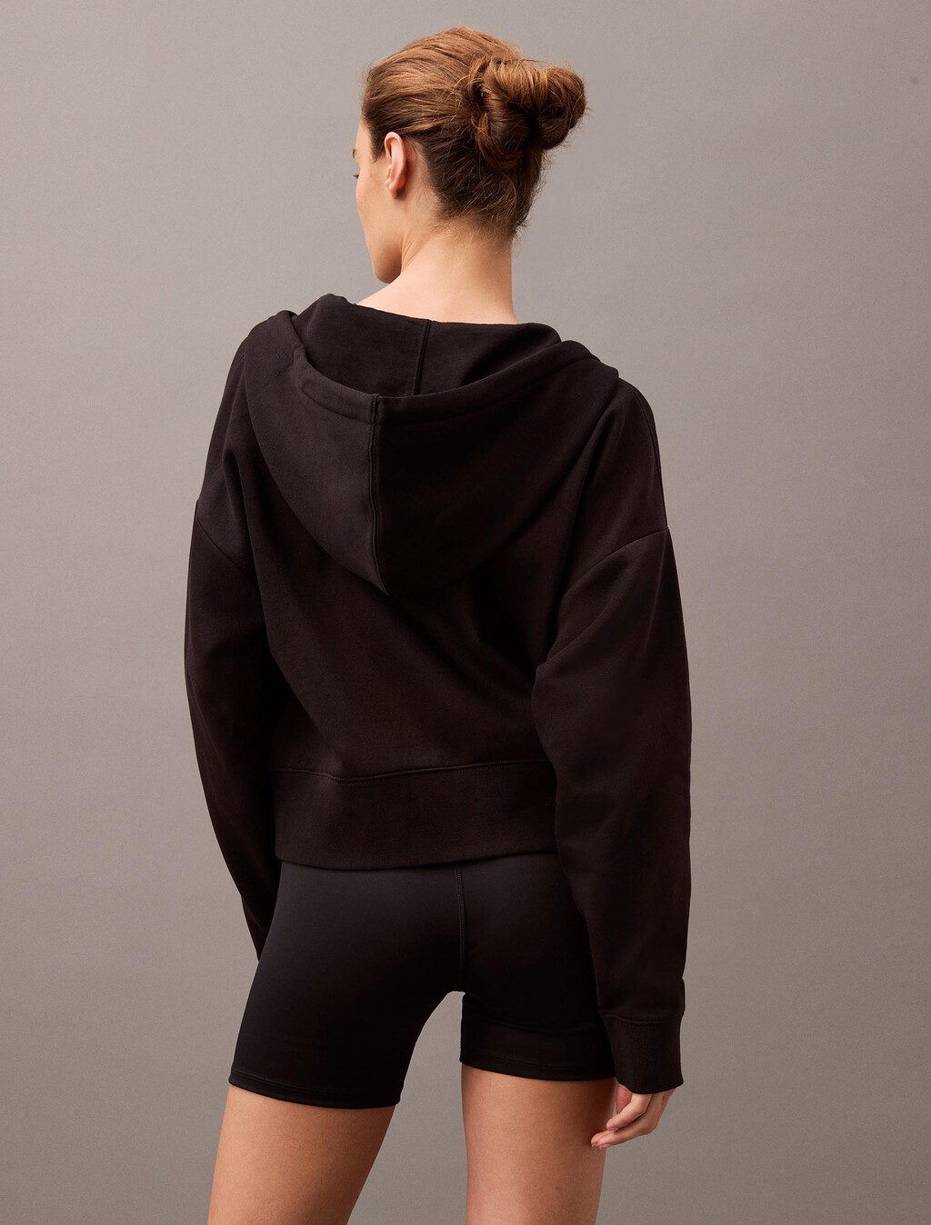 Archive Logo Zip Up Hoodie, Black, hi-res