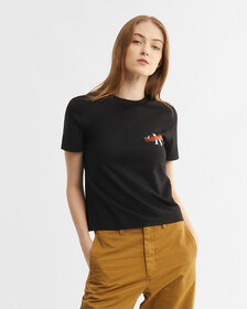HYBRID COMFORT CENSORED MONOGRAM 封條標誌 T 裇, Ck Black, hi-res
